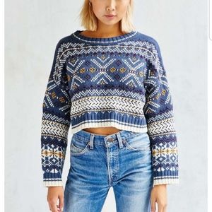 Urban Outfitters Cropped Anna Sweater